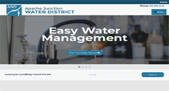Desktop Screenshot of ajwaterdistrict.org