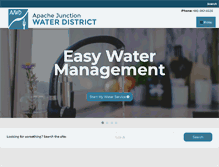 Tablet Screenshot of ajwaterdistrict.org